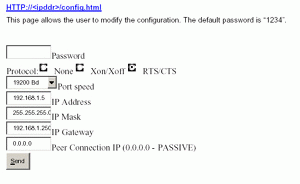 Port Hopper Configuration Setup Window